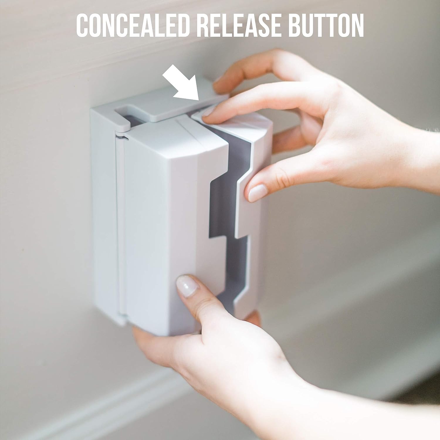 Outlet Cover Box for Child Safety (2 Pack) Duplex & Decorator Electrical Outlet Plates, Concealed Access Buttons, and Spacious Compartment - Jool Baby - Image 4